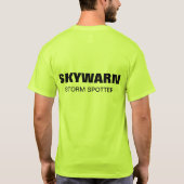 SKYWARN SICHERHEITS-GRÜN T-Shirt (Rückseite)