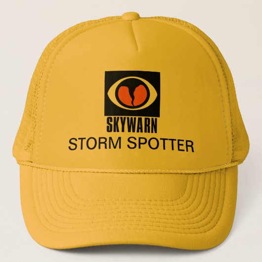 SKYWARN Sturm-Aufklärer-Hut Truckerkappe (Vorderseite)