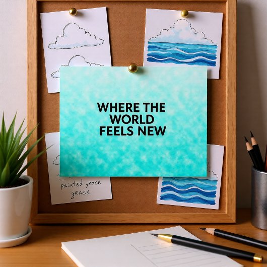 Skywashed Reverie Postkarte