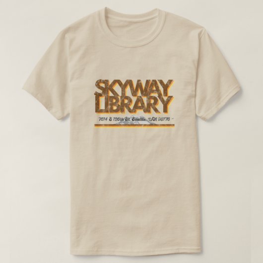Skyway Library der 1970er Jahre T-Shirt (Design vorne)