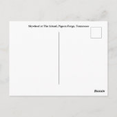 Skywheel auf der Insel in Taubenschmiede, Tennesse Postkarte (Rückseite)