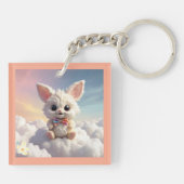 "Skywhiskers' Lächeln" Schlüsselanhänger (Rückseite)