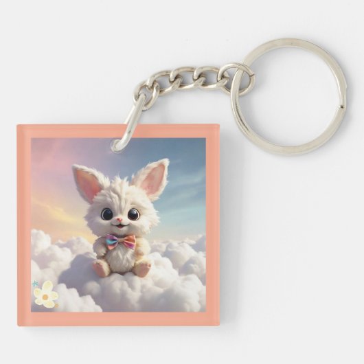 "Skywhiskers' Lächeln" Schlüsselanhänger (Rückseite)