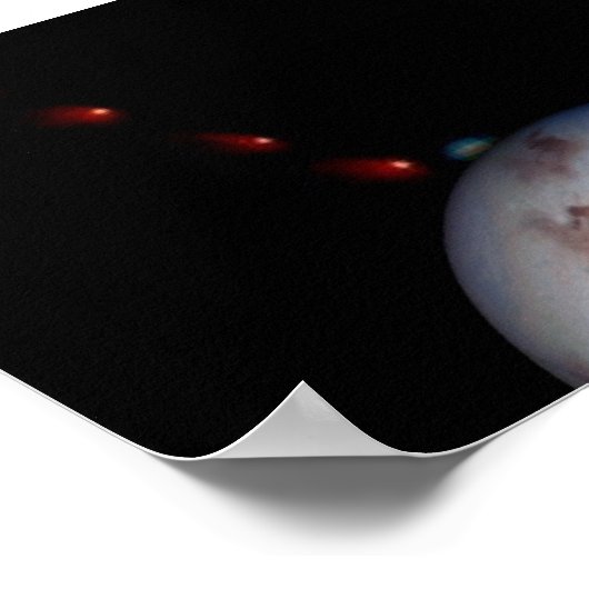 SL9 impacting Jupiter Poster (Ecke)