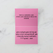 SL 007 - Sie geben es weg Dankeskarte (Innenseite)