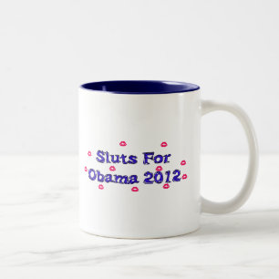 SL*TS FÜR OBAMA ZWEIFARBIGE TASSE