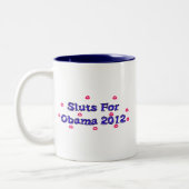 SL*TS FÜR OBAMA ZWEIFARBIGE TASSE (Links)