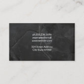 Slab Black Granite Visitenkarte (Rückseite)