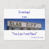 Slab City Postkarte (Vorderseite)