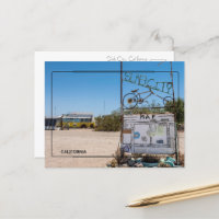 Slab City Welcome Sign Postcard
