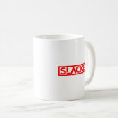 Slacker Briefmarke Kaffeetasse (VorderseiteRechts)