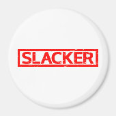 Slacker Briefmarke Magnet (Vorne)