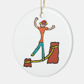 Slackierung Keramik Ornament (Links)