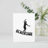 Slackline Postkarte (Stehend Vorderseite)