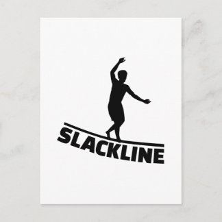 Slackline Postkarte