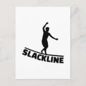 Slackline Postkarte (Vorderseite)