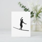 Slackline Postkarte (Stehend Vorderseite)
