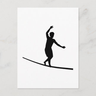 Slackline Postkarte