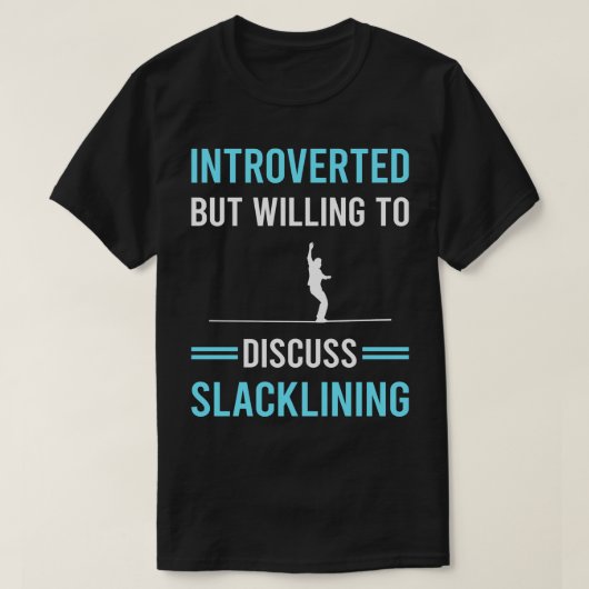 Slackliner Slackline Slackliner T-Shirt (Design vorne)