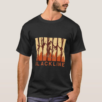 Slacklining Slacken Funny Blanace Slackilines Gift T-Shirt