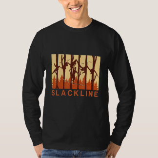 Slacklining Slacken Funny Blanace Slackilines Gift T-Shirt
