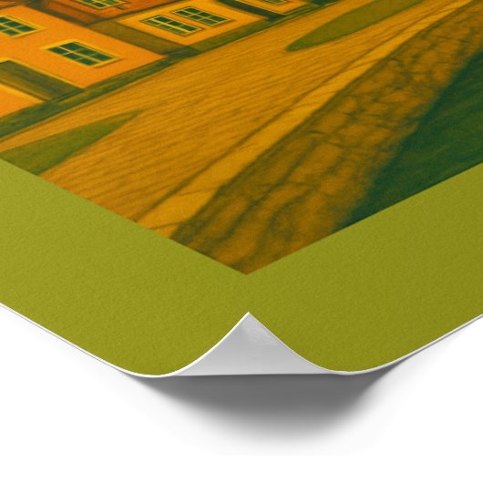 Slagelse Denmark Tower Poster (Ecke)