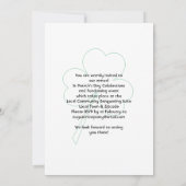 Sláinte Beer Irish Flag St Patricks Day Einladung (Rückseite)