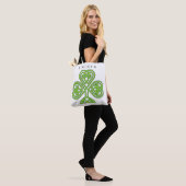 Slainte Celtic Irish Kleeblatt Design Tasche (Am Model)
