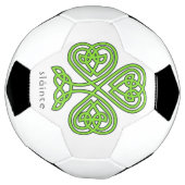 Slainte Celtic Kleeblatt Green St. Patrick's Day Fußball (Gedreht)