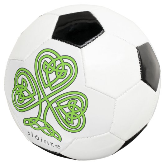 Slainte Celtic Kleeblatt Green St. Patrick's Day Fußball (Dreiviertel)