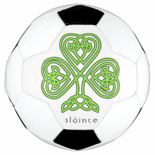 Slainte Celtic Kleeblatt Green St. Patrick's Day Fußball