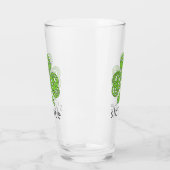 Slainte Celtic Kleeblatt Green St. Patrick's Day Glas (Links)
