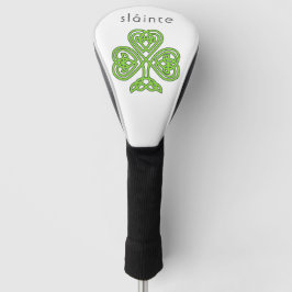 Slainte Celtic Kleeblatt Green St. Patrick's Day Golf Headcover