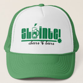 Sláinte. Cheers & Beers. St. Patrick's Day Truckerkappe