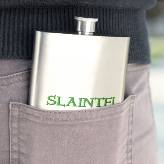 Slainte classic stainless steel flask flachmann (Beispiel)