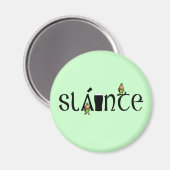 Slainte Gaelic Magnet (Vorderseite/Rückseite)