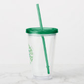 Slainte green acrylic tumbler acryltrinkbecher (Links)