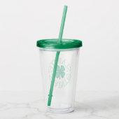 Slainte green acrylic tumbler acryltrinkbecher (Rückseite)