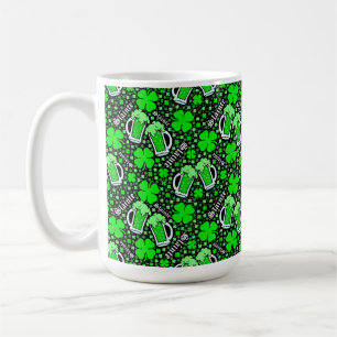 Slainte Green Drinks, Clovers St. Patrick's Day Kaffeetasse