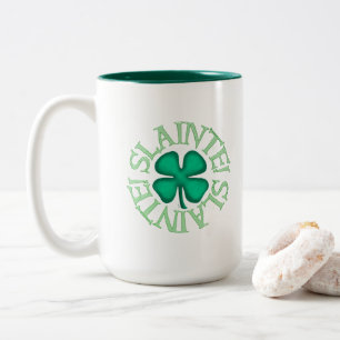 Slainte große zweifarbige Tasse