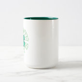 Slainte große zweifarbige Tasse (Mittel)
