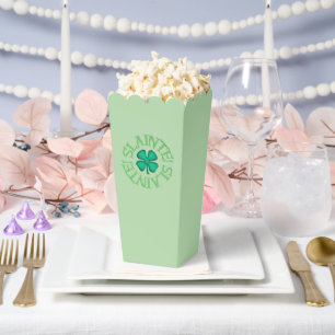 Slainte grüne Popcorn-Boxen Geschenkschachtel