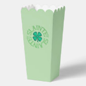 Slainte grüne Popcorn-Boxen Geschenkschachtel (Vorderseite)