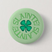 Slainte grüner Button (Vorderseite)
