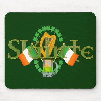 Slainte irische Geschenke Toast-"Gesundheits-" St. Mousepad