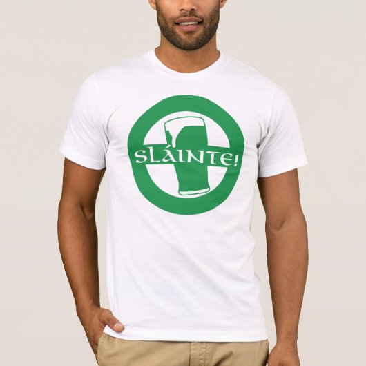 Slainte irisches Shirt (Vorderseite)