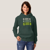 Slainte Irish Good Health St. Patrick's Day Green Hoodie (Vorne ganz)