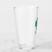 Sláinte Irish Kleeblatt Green Celtic Lucky Clover Glas (Rechts)