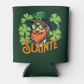 Slainte Irish Toast St Patrick's Day Personalisier Dosenkühler (Vorderseite)
