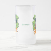 Slainte Irish Toast St Patrick's Day Personalisier Mattglas Bierglas (Mittel)